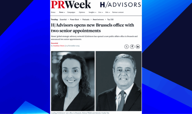 H/Advisors strengthens its presence in Brussels